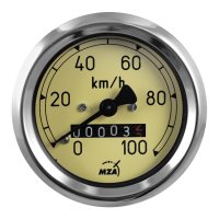 Tachometer AS 60mm - RT125/1 - (100 Km/h) - k-Wert= 1,0 -...