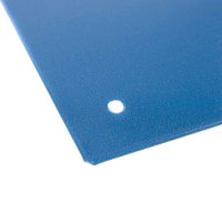 Blechschild "SIMSON KUNDENDIENST", Maße: ca. 38 cm x 34 cm, Farbe: Blau/Weiß/Rot