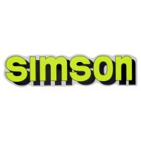 Klebefolie "SIMSON" für Tank, neongelb