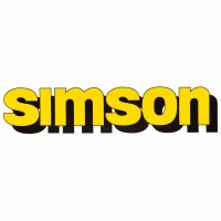 Klebefolie Tank, Schriftzug "SIMSON", gelb -...