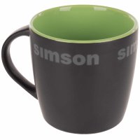 Tasse "SIMSON" Schwarz / Grün