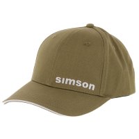 Basecap curved "SIMSON", Farbe: Olivgrün,...