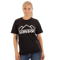 T-Shirt "SIMSON Berge Logo" Schwarz