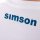 T-Shirt, weiß, Motiv: SIMSON Cross - 100% Baumwolle