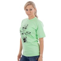 T-Shirt, NeonMint, Motiv: S51 Kumpel - 100% Baumwolle