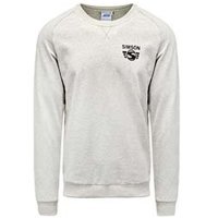Herren-Sweatshirt, grau meliert, Motiv: SIMSON - 100%...